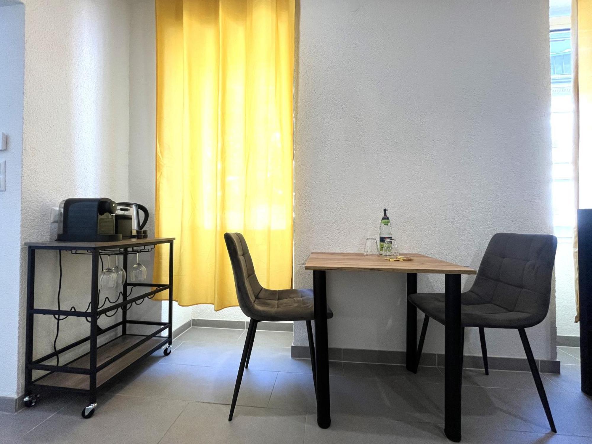 Simplex Apartments Am Europaplatz Karlsruhe Oda fotoğraf
