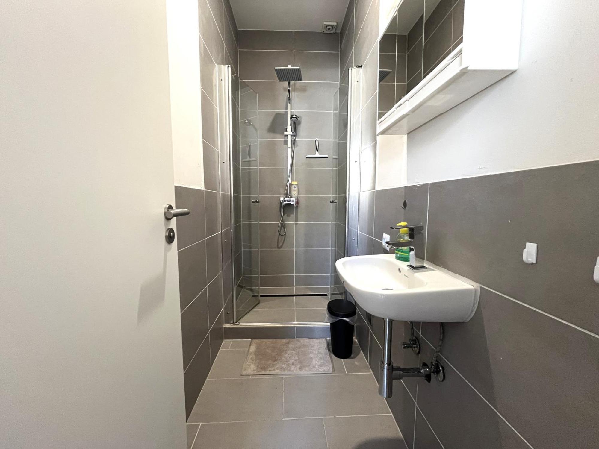 Simplex Apartments Am Europaplatz Karlsruhe Oda fotoğraf