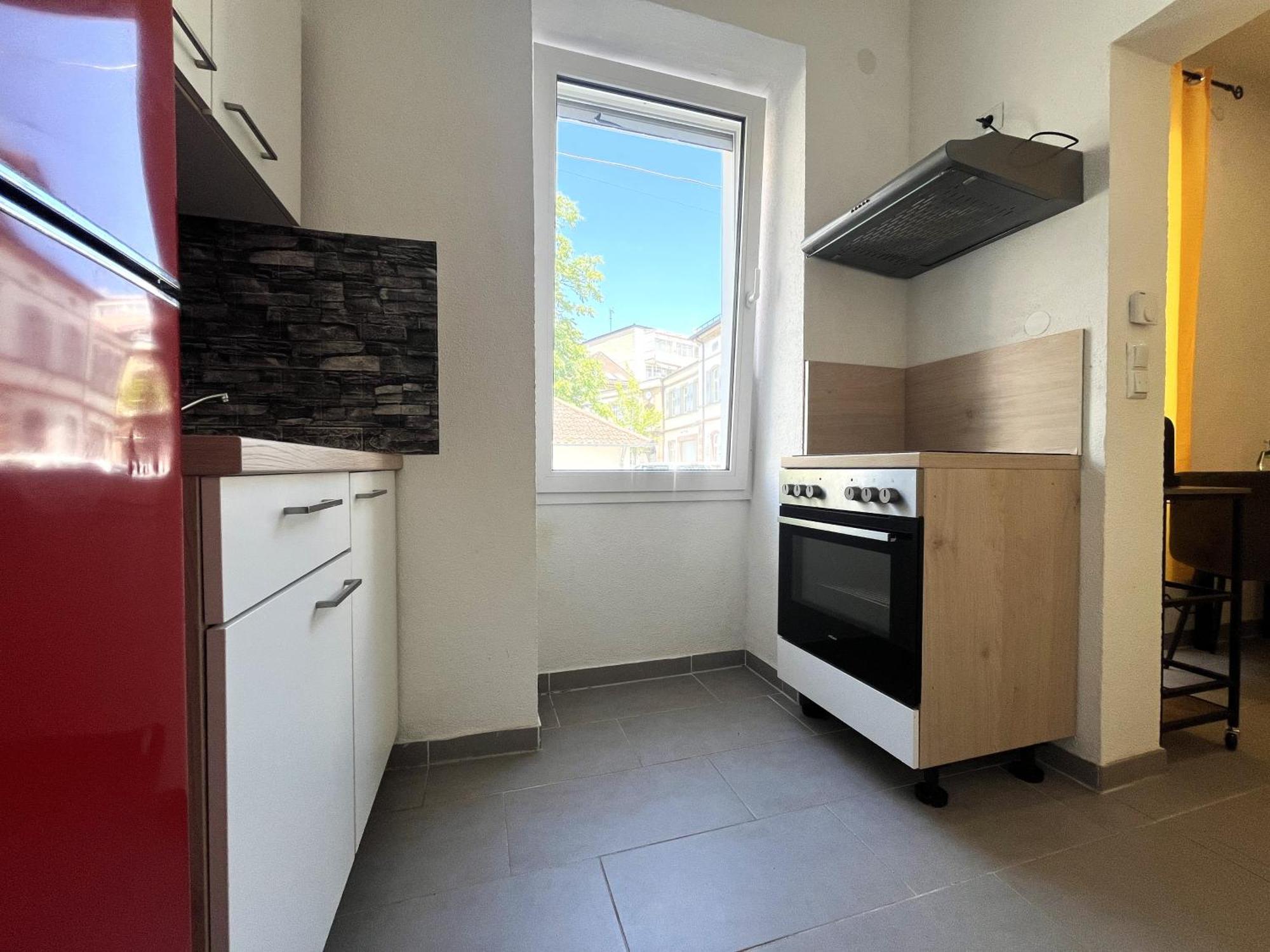 Simplex Apartments Am Europaplatz Karlsruhe Oda fotoğraf