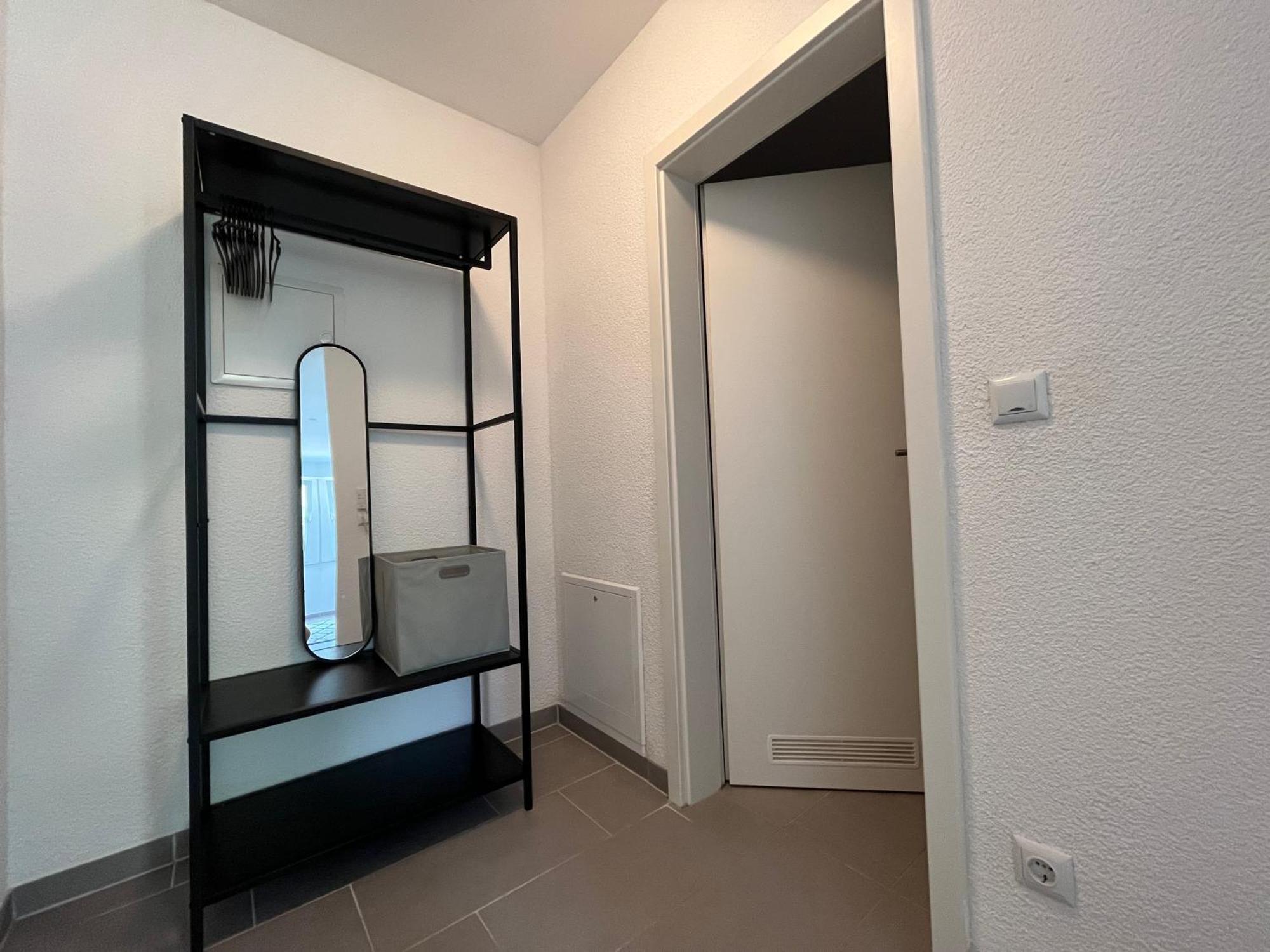 Simplex Apartments Am Europaplatz Karlsruhe Oda fotoğraf
