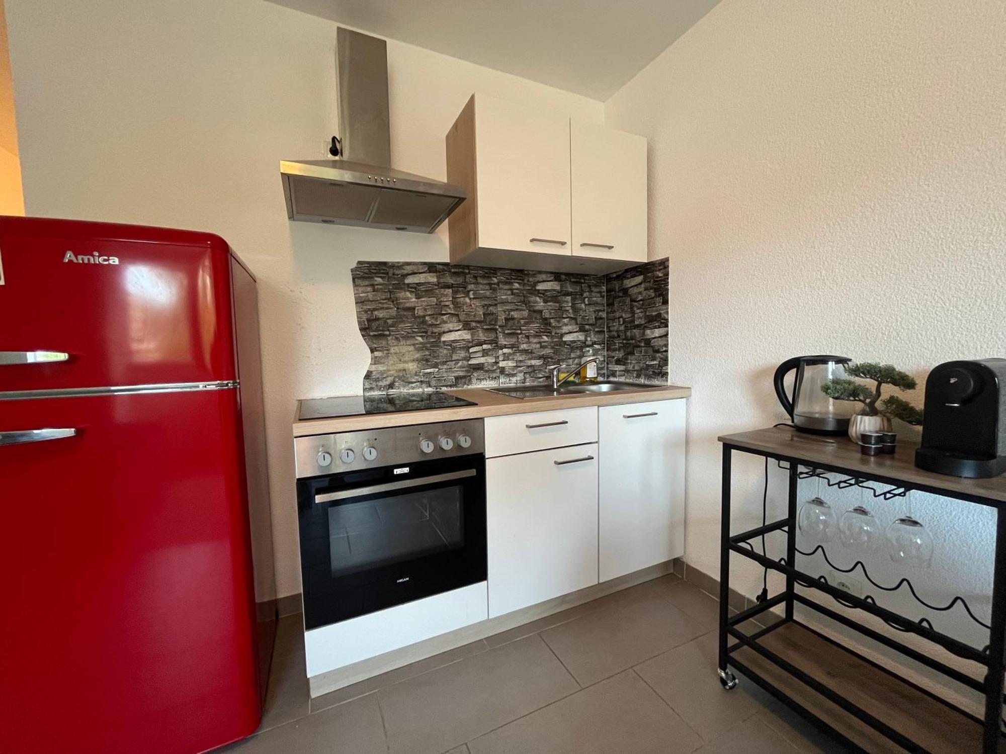 Simplex Apartments Am Europaplatz Karlsruhe Oda fotoğraf
