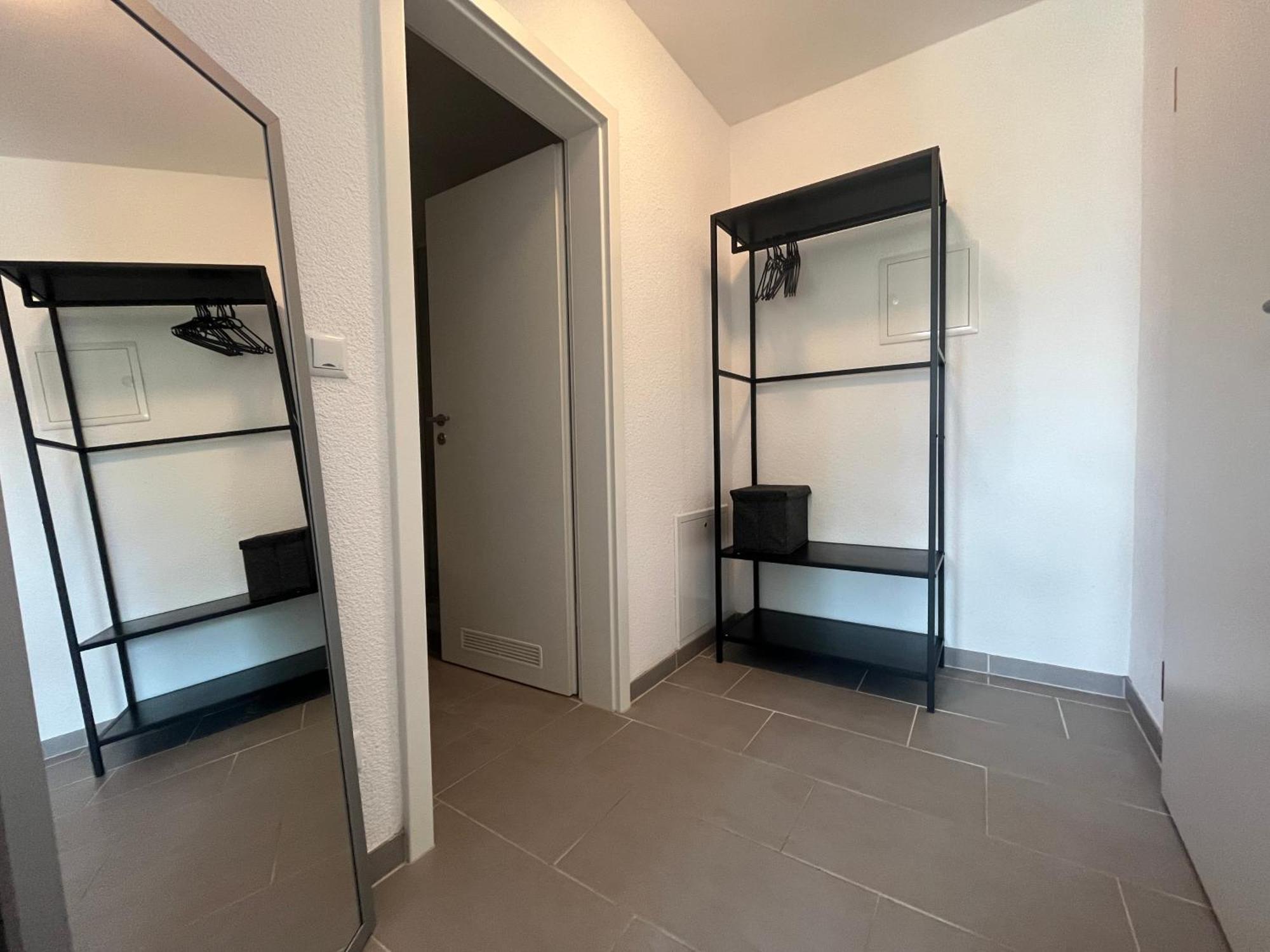 Simplex Apartments Am Europaplatz Karlsruhe Oda fotoğraf